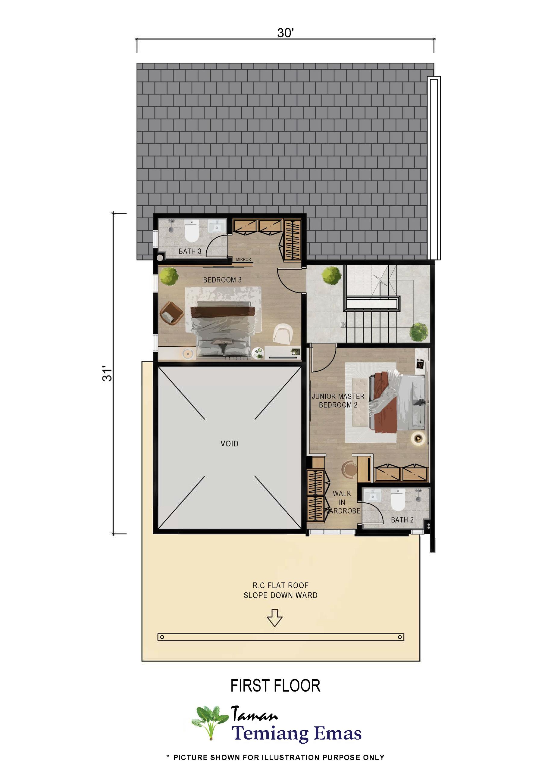 Taman Temiang Emas - First Floor